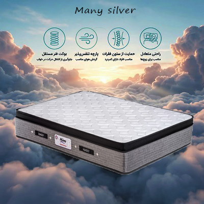 تشک پد دار سیلور (Silver)